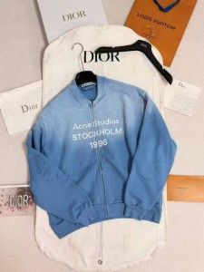 ЖЕНСКИЙ БОМБЕР ACNE STUDIOS СИНИЙ