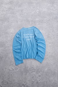 ЛОНГСЛИВ ACNE STUDIOS STOCHOLM  ГОЛУБОЙ