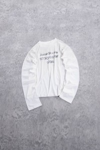 ЛОНГСЛИВ ACNE STUDIOS STOCHOLM БЕЛЫЙ