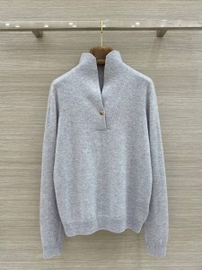 ЖЕНСКИЙ СВИТЕР LORO PIANA СЕРЫЙ ЖЕНСКИЙ СВИТЕР LORO PIANA СЕРЫЙ