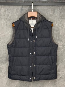 МУЖСКАЯ ЖИЛЕТКА BRUNELLO CUCINELLI СИНЯЯ МУЖСКАЯ ЖИЛЕТКА BRUNELLO CUCINELLI СИНЯЯ