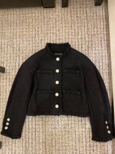 ЖЕНСКИЙ ЖАКЕТ CHANEL ЧЕРНЫЙ