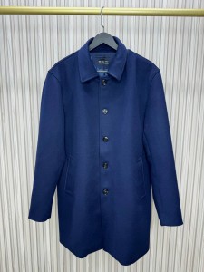 МУЖСКОЕ КАШЕМИРОВОЕ ПАЛЬТО KITON СИНЕЕ