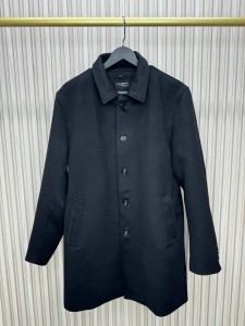 МУЖСКОЕ КАШЕМИРОВОЕ ПАЛЬТО KITON ЧЕРНОЕ