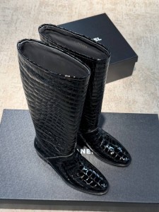 ЖЕНСКИЕ САПОГИ CHANEL ЧЕРНЫЕ