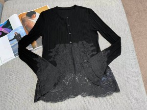 ЖЕНСКАЯ КОФТА ERMANNO SCERVINO ЧЕРНАЯ