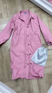 ЖЕНСКИЙ ТРЕНЧ PRADA РОЗОВЫЙ
