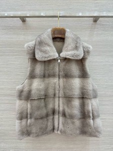 ЖЕНСКАЯ НОРКОВАЯ ЖИЛЕТКА LORO PIANA