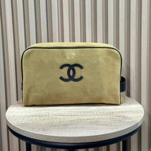 ЖЕНСКАЯ КОСМЕТИЧКА CHANEL MEDIUM КОРИЧНЕВАЯ