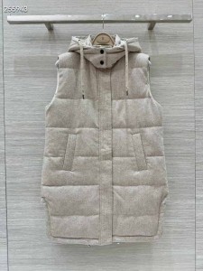 ЖЕНСКАЯ ЖИЛЕТКА BRUNELLO CUCINELLI БЕЖЕВАЯ