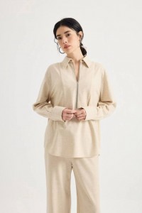 ЖЕНСКИЙ КОСТЮМ BRUNELLO CUCINELLI БЕЖЕВЫЙ
