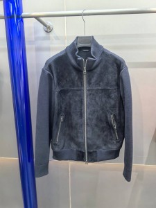 МУЖСКАЯ ЗАМШЕВАЯ КУРТКА TOM FORD СИНЯЯ МУЖСКАЯ ЗАМШЕВАЯ КУРТКА TOM FORD СИНЯЯ
