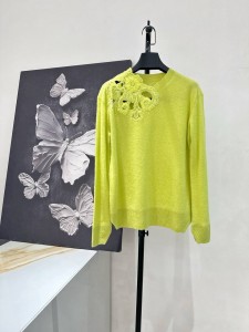 ЖЕНСКИЙ СВИТЕР ERMANNO SCERVINO ГОРЧИЧНЫЙ