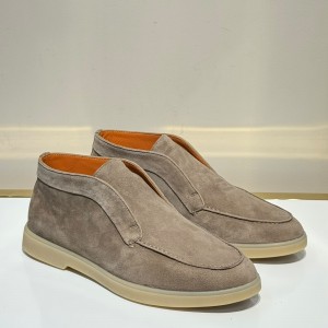 МУЖСКИЕ ЗАМШЕВЫЕ ЛОФЕРЫ SANTONI БЕЖЕВЫЕ