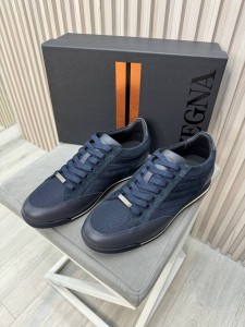 МУЖСКИЕ КРОССОВКИ ZEGNA СИНИЕ МУЖСКИЕ КРОССОВКИ ZEGNA СИНИЕ