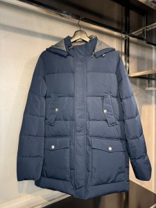 МУЖСКАЯ ДЭМИСЕЗОННАЯ КУРТКА BRUNELLO CUCINELLI СИНЯЯ