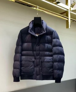 МУЖСКОЙ ПУХОВИК ZEGNA СИНИЙ