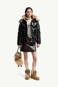 ЖЕНСКИЙ МИНИ ПУХОВИК MONCLER ЧЕРНЫЙ