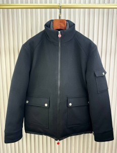 МУЖСКОЙ КАШЕМИРОВЫЙ ПУХОВИК KITON ЧЕРНЫЙ