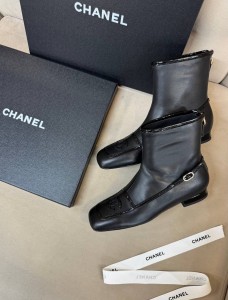 ЖЕНСКИЕ БОТИЛЬОНЫ CHANEL ЧЕРНЫЕ