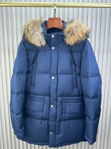 МУЖСКАЯ ПУХОВАЯ ПАРКА KITON СИНЯЯ