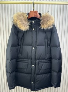 МУЖСКАЯ ПУХОВАЯ ПАРКА KITON ЧЕРНАЯ