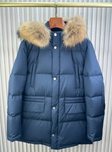 МУЖСКАЯ ПУХОВАЯ ПАРКА KITON СИНЯЯ