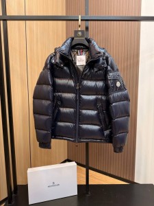 МУЖСКОЙ ПУХОВИК MONCLER СИНИЙ