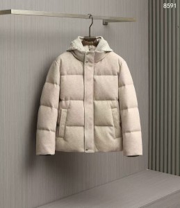 МУЖСКОЙ КАШЕМИРОВЫЙ ПУХОВИК LORO PIANA БЕЖЕВЫЙ
