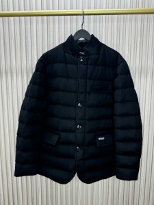 МУЖСКОЙ КАШЕМИРОВЫЙ ПУХОВИК KITON ЧЕРНЫЙ