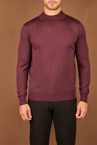 МУЖСКОЙ ДЖЕМПЕР  LORO PIANA БОРДОВЫЙ