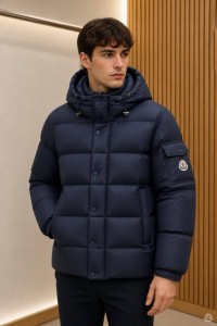 МУЖСКОЙ ПУХОВИК MONCLER СИНИЙ МУЖСКОЙ ПУХОВИК MONCLER СИНИЙ
