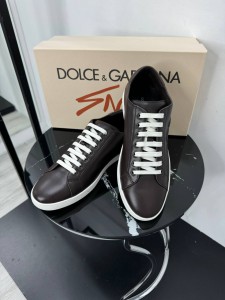 МУЖСКИЕ КЕДЫ DOLCE&GABBANA ШОКОЛАДНЫЕ МУЖСКИЕ КЕДЫ DOLCE&GABBANA ШОКОЛАДНЫЕ