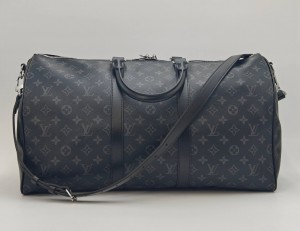 СЕРАЯ СУМКА LOUIS VUITTON KEEPALL