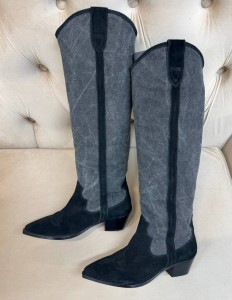 ЖЕНСКИЕ САПОГИ ISABEL MARANT DENVEE СЕРЫЕ