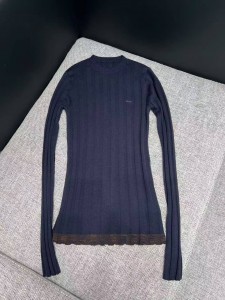 ЖЕНСКИЙ ЛОНГСЛИВ PRADA СИНИЙ