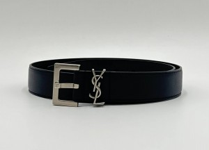 ЖЕНСКИЙ УЗКИЙ ЧЕРНЫЙ РЕМЕНЬ YVES SAINT LAURENT