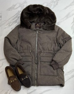 ЖЕНСКАЯ КУРТКА LORO PIANA ШОКОЛАДНАЯ