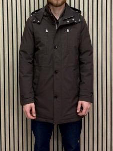 МУЖСКАЯ КОРИЧНЕВАЯ ПАРКА KITON МУЖСКАЯ КОРИЧНЕВАЯ ПАРКА KITON