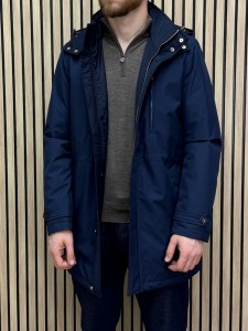 МУЖСКАЯ СИНЯЯ ПАРКА KITON МУЖСКАЯ СИНЯЯ ПАРКА KITON