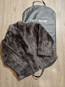 ЖЕНСКАЯ ШОКОЛАДНАЯ ШУБА THE ROW