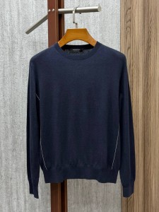 МУЖСКОЙ КАШЕМИРОВЫЙ  СИНИЙ СВИТЕР ZEGNA