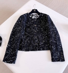 ЖЕНСКИЙ ТВИДОВЫЙ ЖАКЕТ CHANEL СИНИЙ
