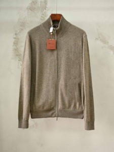 МУЖСКОЙ КАШЕМИРОВЫЙ КАРДИГАН НА МОЛНИИ LORO PIANA БЕЖЕВЫЙ