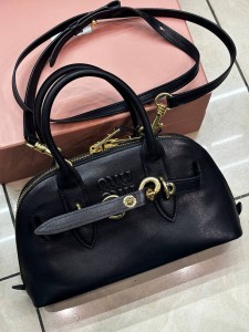 Aventure Nappa Leather top-handle Bag Miu Miu