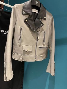 Кожаная куртка Saint Laurent