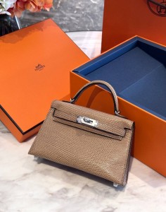 Hermes Kelly Mini Lizard