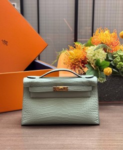 Hermes Pochette Gold